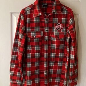 Ohio State Fleece Plaid Shirt